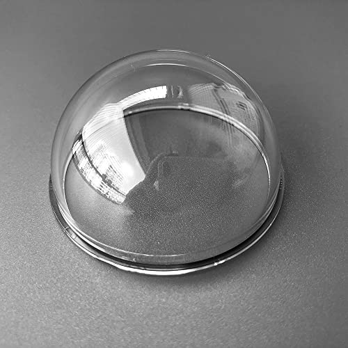 2 Inch Small Acrylic PC Clear Dome Glass Protective Cover Mini Security CCTV Camera Dome Housing Anti-Aging Transparent Shell 51.4x26.57mm