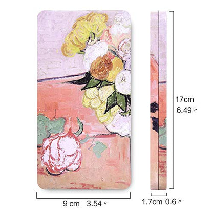 qianshan 40Pcs Empty Half Pans Watercolor Tin Palette with Magnetic Stripe - color: Champs Rose