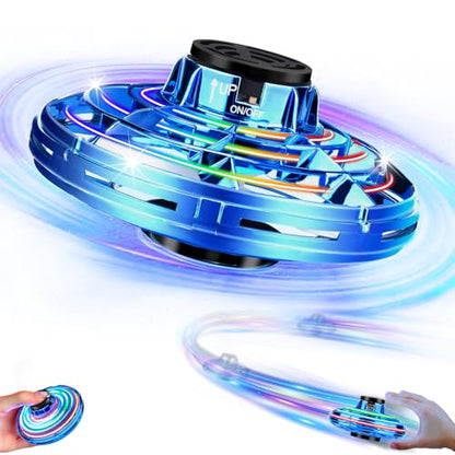 Vantexi Drone for Kids Flying Toys, 2026 Upgrade LED Fidget Spinner - color: Blue, size: 1 PC