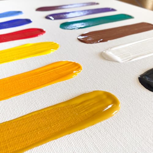 milo Acrylic Paint Set, 12 Primary Colors, 8 oz Bottles, Semi-Gloss - style: Primary Set 12 x 8 oz