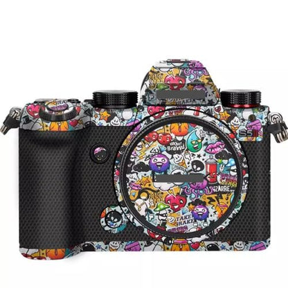 Anti-Scratch Camera Skin Wrap Sticker Coat Vinly Protective Film Body Protector Decals Cover for Panasonic LUMIX S5 Mark II S5II S5IIX S5M2 S5M2X (Graffiti White) - color: Graffiti White