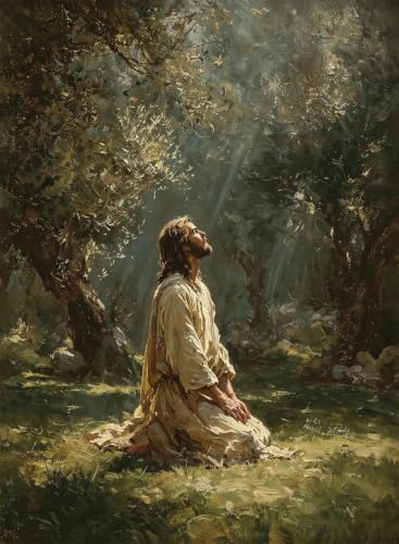 YOLENIX Jesus Paint by Numbers Kit for Adults Beginner (Without Frame) - color: YH05695