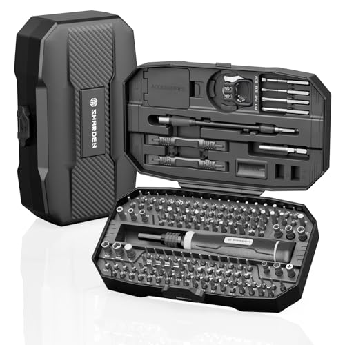 SHARDEN 153 in 1 Precision Screwdriver Set for Electronic Repair Black - color: 153 in 1 Black