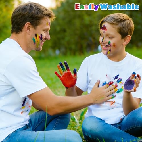 AROIC 8PCS Washable Finger Paint, Non-Toxic Finger Paints - color: 8 colors (1.05oz)