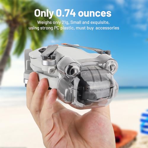 Gimbal Protector for Mini 4 Pro, Camera Lens Cover Lens Cover Obstacle Sensor Avoidance Cap for DJI Mini 4 Pro RC Drone Accessories
