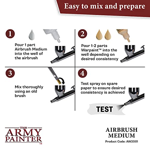 The Army Painter, Airbrush Medium, 100 ml dropper bottle