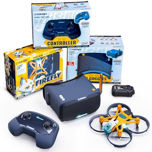 HISINGY Firefly FPV Done Kit,DIY Drone Kit for Kids and Beginners,Micro Drone with Camera, APP Control, Altitude Hold, Video Record and Download,Kids Toys for Boys and Girls, Gift Toys for Birthdays