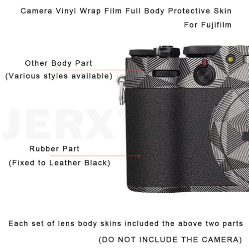 Camera Skin Wrap Anti-Scratch Sticker Coat Vinly Protective Film Body Protector Decals Cover for Fujifilm X100VI X100 VI(Circuit Titanium) - color: Circuit Titanium