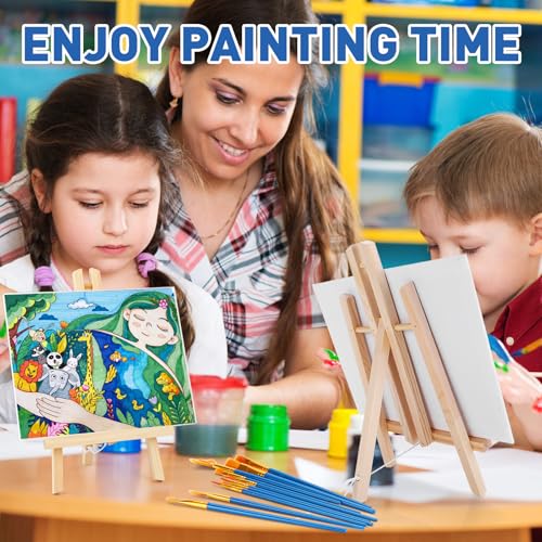 ESRICH 182PCS Acrylic Paint Set with 11.8 in Wooden Easels - style: 182PCS