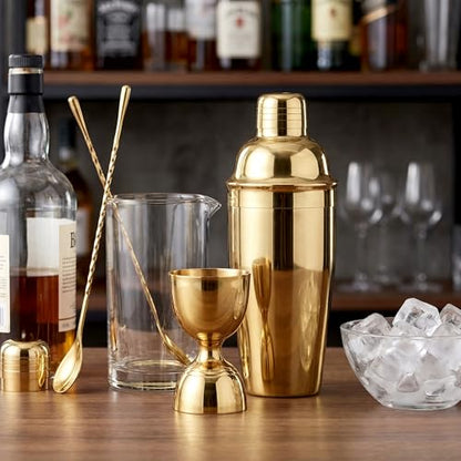 Homestia Bell Jigger for Bartending, 2 oz 1 oz Double Cocktail Jigger, Gold - color: Bell Jigger - Gold