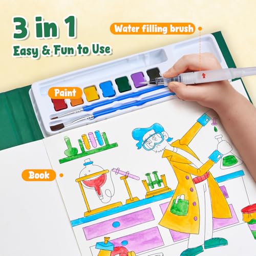 JoyCat Paint with Water Coloring Books for Toddlers (Occupations) - style: Occupations