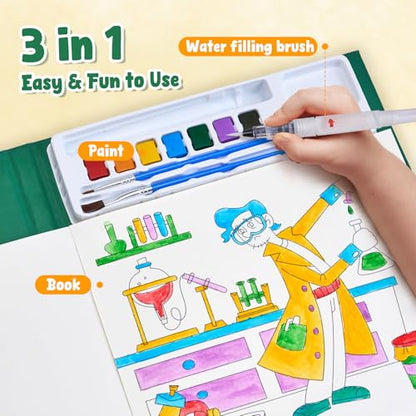 JoyCat Paint with Water Coloring Books for Toddlers (Occupations) - style: Occupations