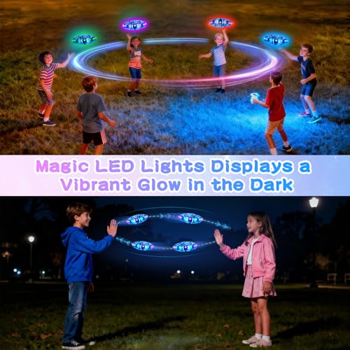 Vantexi Drone for Kids, 2026 Upgrade Flying Toys with LED Blue
