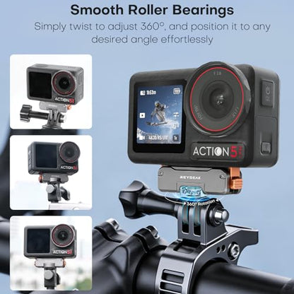 REYGEAK 360° Magnetic Quick Release Mount for DJI Osmo 360 Action 5 pro/4/3 - color: for Osmo 360 /Action 5 pro/4/3