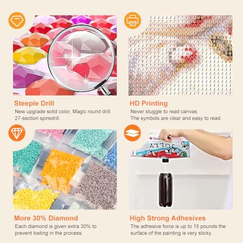 Acudotr Hamster Diamond Art Kits for Adults, DIY Home Decor, 12x12 Inch