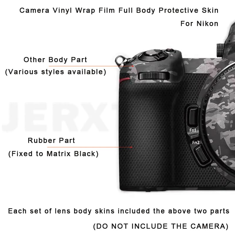 Anti-Scratch Camera Sticker Coat Wrap Protective Film Body Protector Skin Cover for Nikon Z6 Z7(Field Camouflage) - color: Field Camouflage