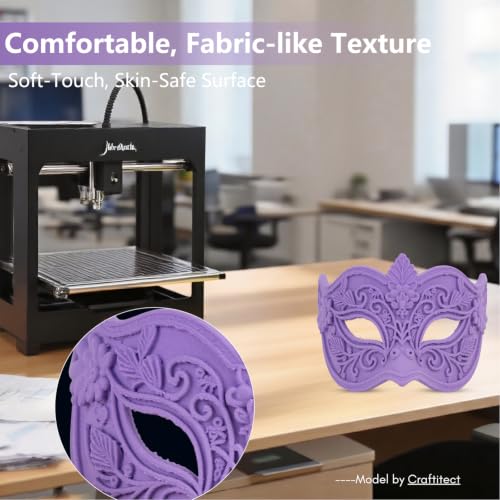 Siraya Tech Flex TPU Air - Active Foaming 3D Printer Filament, Lilac 1kg - color: Tpu Air Lilac