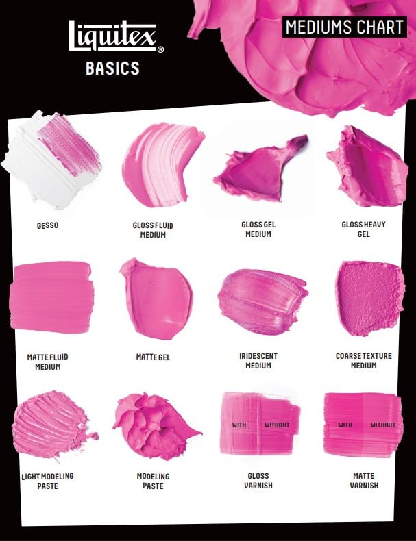 Liquitex BASICS Gloss Heavy Gel Medium, 250ml (8.4oz) Tube - style: Gloss Heavy Gel