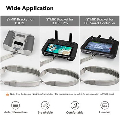 SYMIK Remote Controller Lanyard for DJI FPV/Avata/2, Phantom 4/3, Inspire FPV Remote Controller 3/2, Adjustable Neck Strap Lanyard for DJI Avata 2 Accessories Shoulder Strap w/Comfortable EVA Padding