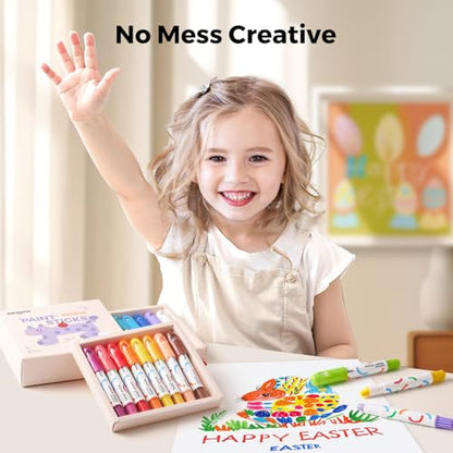 Jar Melo Tempera Paint Sticks, 16 Colors, Washable Solid Paint for Kids - style: 16 Colors
