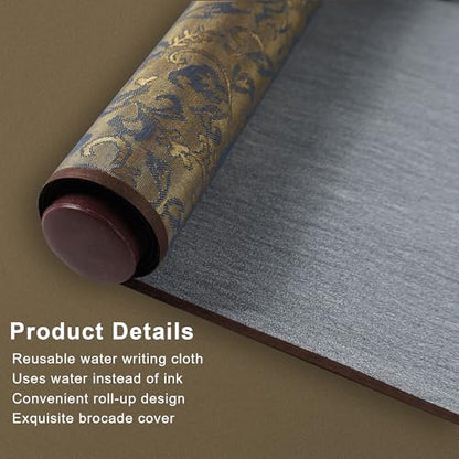Magic Canvas Paint with Water,Reusable Calligraphy Cloth-Green - color: Green