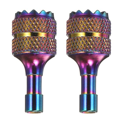 MECCANIXITY 2 Set Aluminum Controller Stick, Replacement Joystick Remote Controller Joystick Stick for Mini4 Pro Air3S Drone Remote Accessories, Colorful - color: Colorful