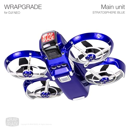 WRAPGRADE Skin Sticker Compatible with DJI NEO Full Wrap (Stratosphere Blue) - color: Stratosphere Blue