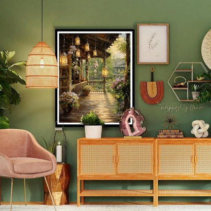 Landscape Paint by Numbers for Adults - Scenery Paint by Number on Canvas - color: MT12368