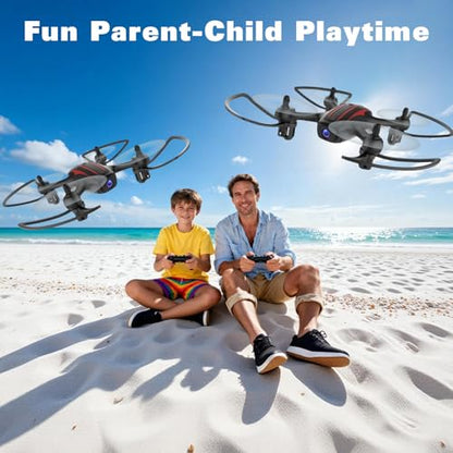 Drone with Camera 1080P HD, Mini RC Quadcopter for Kids & Adults - color: Brown