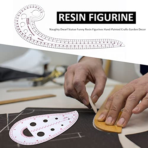 DIY Sewing Ruler, 2PCS/Set Comma-Shaped Curve Ruler, French Curve Ruler for Pattern Making, Drafting Clothes Sleeves for Beginner Tailor Designers Teaching