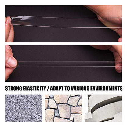 Kaisiking 15mm x 25M Wide Clear Double Sided Tape Two Sided Adhesive Tape - size: 1pcs (15mm)