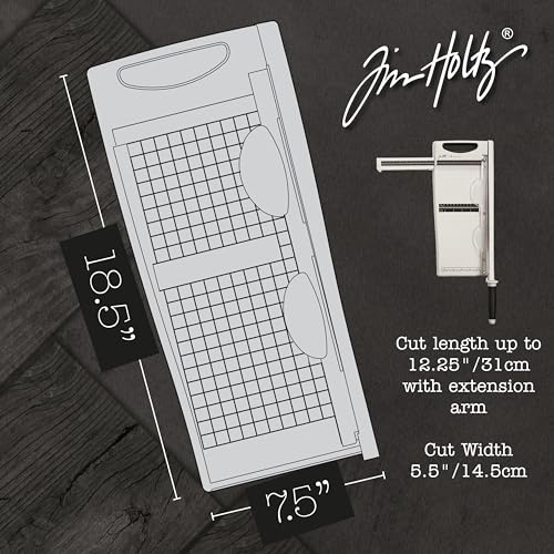Tonic Studios Tim Holtz 12.25" Maxi Guillotine Paper Cutter - size: 1 Count (Pack of 1)