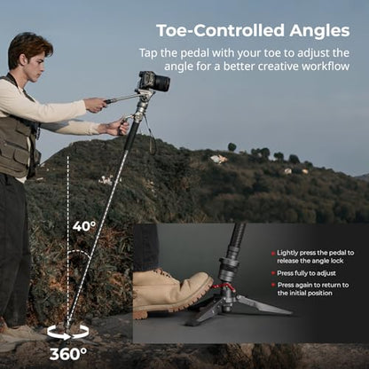 SmallRig 68.9"/ 175cm Carbon Fiber Video Monopod for Camera - size: 175cm / 68.9"