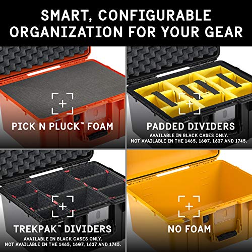 Pelican Air 1557 Case With Padded Dividers - Black - color: Multi, size: With Padded Dividers