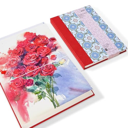 Arrtx Watercolor Sketchbook, 8.27x5.79 Hot Press - size: 8.27x5.79''