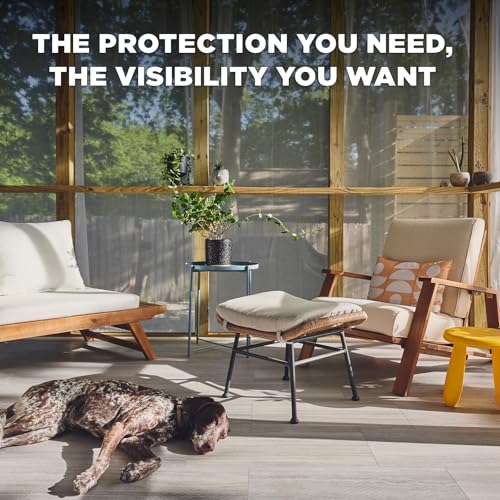 DOCAZOO Window Screen Mesh 36 in x 50 Ft - color: Charcoal, size: 36 in x 50 ft