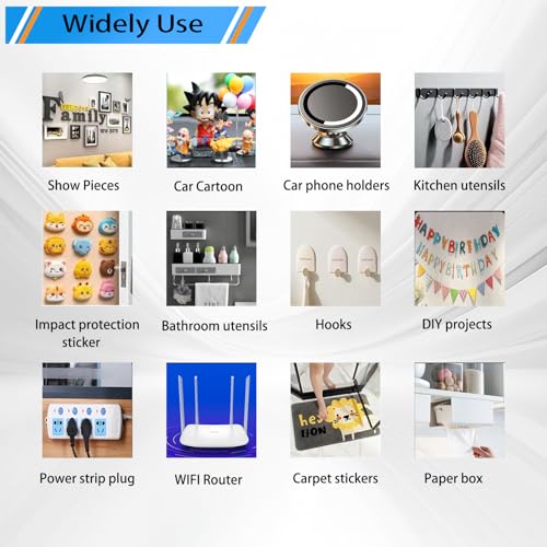 Double Sided Tape Heavy Duty,Adhesive Pads,Mounting Tape,EVA Foam Pad,60Pcs