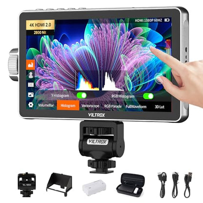 VILTROX DC-A1 7 inch HD 1920x1080 IPS 2800 Nit Camera Field Monitor - size: DC-A1 (2800Nits)