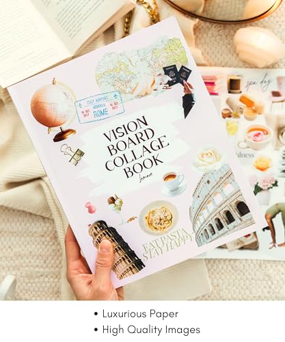 Lamare Vision Board Collage Book - 1000+ Images & Vision Board Supplies - style: Collage Book