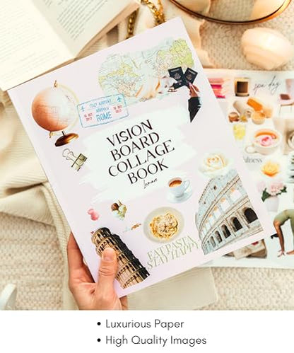 Lamare Vision Board Collage Book - 1000+ Images & Vision Board Supplies - style: Collage Book