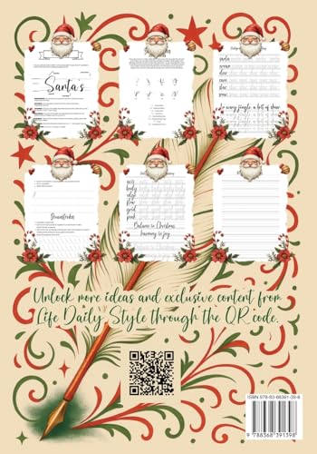 Christmas Calligraphy Workbook For Beginners: Festive Hand Lettering with Holiday Quotes and Creative Practice Pages
