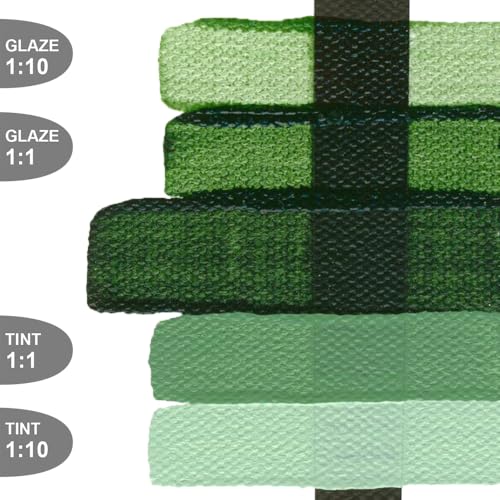 GOLDEN Fluid Acrylics, Jenkins Green, 1 fl. oz. Bottle