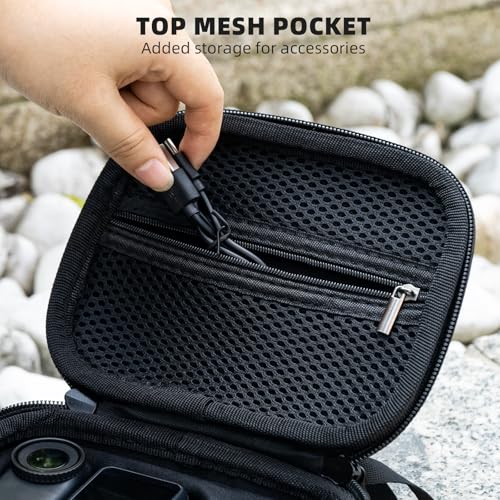 BRDRC Carrying Case for DJI Nano/Xtra Atto Accessories, Storage Bag Protective Case Hard Shell Cover for DJI Osmo Nano Standard Combo/Xtra Atto Accessory