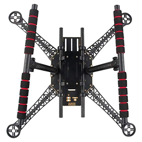 ShareGoo S500 RC Quadcopter Fuselage Frame Kit PCB Version with Carbon Fiber Landing Gear Skide Kits