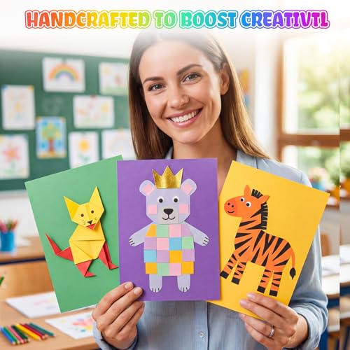 Geyoga 200 Sheets Colored Cardstock Paper,Mixing,4 x 6 Inch - color: Mixing