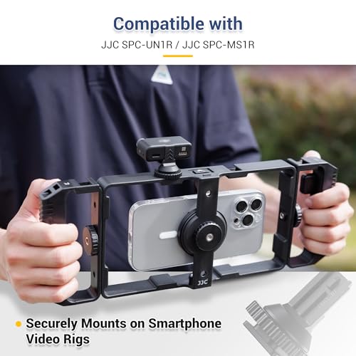 JJC Anti-Slip Cold Shoe Mount Adapter for DJI Mic 2 Receiver,with 1/4"-20 - size: for DJI Mic2 Only