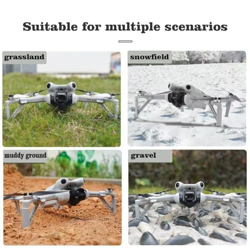 Mini 4 Pro Landing Gear Leg Height ExtenderProtector Holder - color: Landing Gear Leg