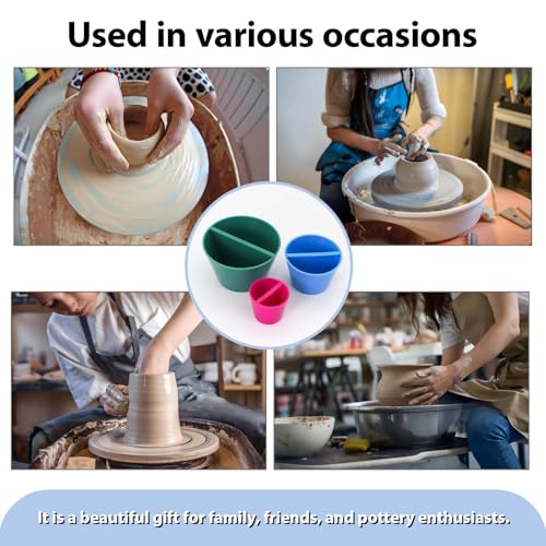 3PCS FRIVASTIC Clay Molds, Multiple Sizes Ceramic Clay Pottery Molds, Rim Cone Shaper for Pottery and Ceramics, Rim Cone Potterys Trimming Tools, DIY Potterys and Painting Crafts