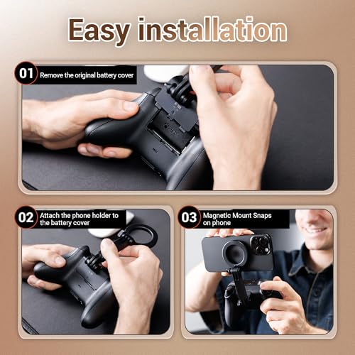 KIWIFOTOS Magnetic Phone Mount for Xbox Wireless Controller Model 1914 - color: for Xbox Wireless Gaming Controller