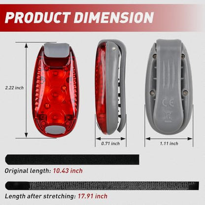 Nilight LED Safety Light 4PCS Red Green White Marine Navigation Tail Lights - color: 3LED Navigation Light-4Pcs